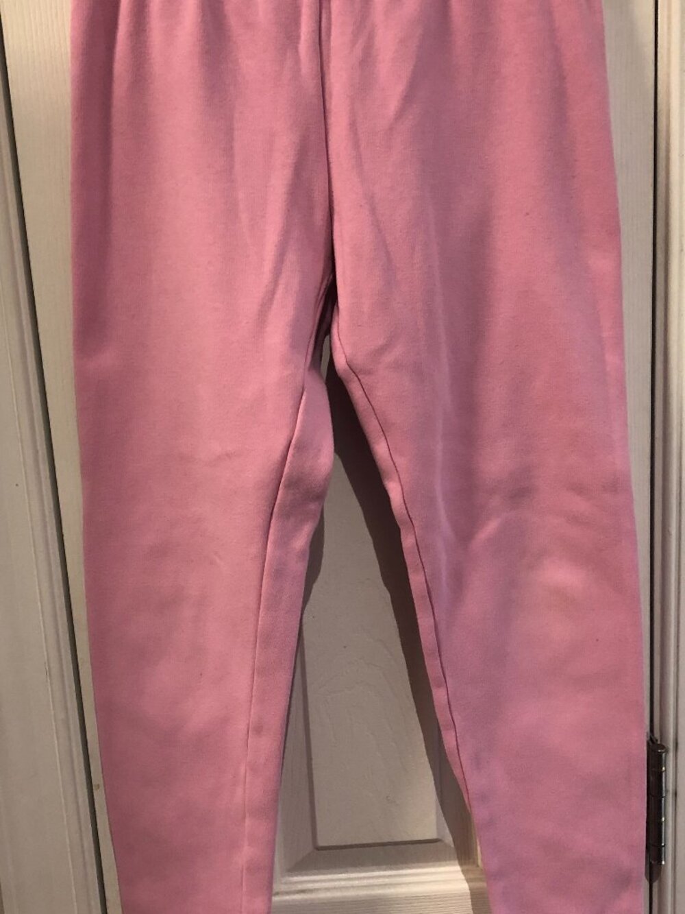 Lands" End Girls Pink Sweatpants Jogger Size 10-12